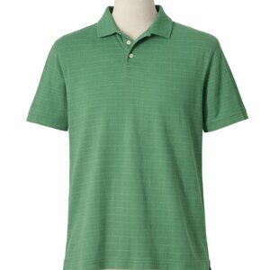 Austin Golf Tour Collection Men's Large Green Polo 60/40 Cotton Blend